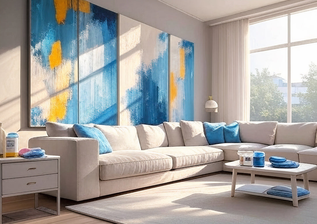 How to remove dust from canvas wall art