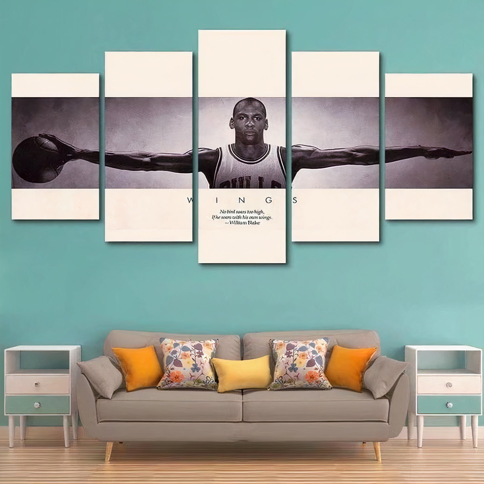 Air Michael Jordan Canvas Wings Wall Art Poster Free Shipping