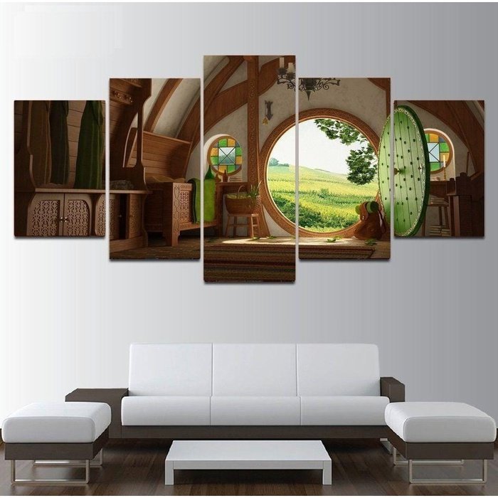 LOTR Hobbit Wall Art Canvas Painting Framed Home Decor