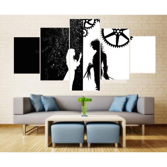 Movie Edward Scissorhands Wall Art Canvas Painting Framed Home Decor