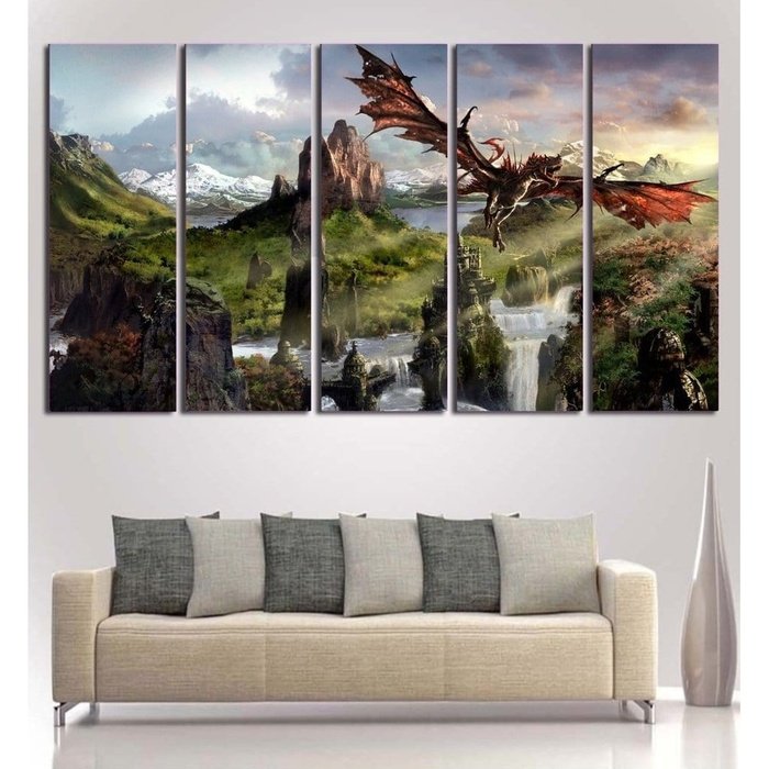 Rhapsody Canvas Art Prints Poster Painting Framed