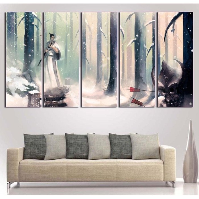 Samurai Jack Canvas Art Prints Poster Painting Framed