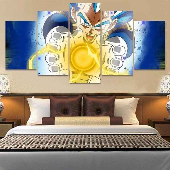 Anime Inspired Dragon Ball Vegetta Wall Art Canvas Painting