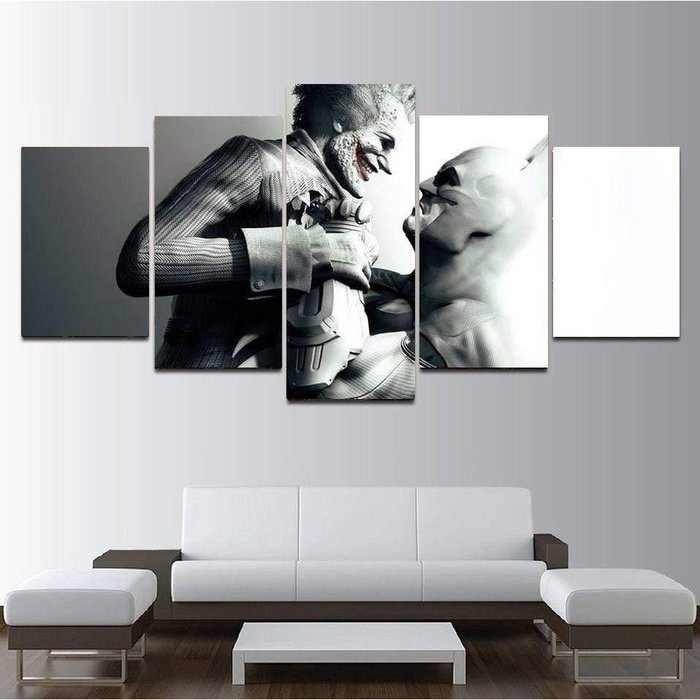 Batman Arkham City Wall Art Canvas Painting Framed Home Decor