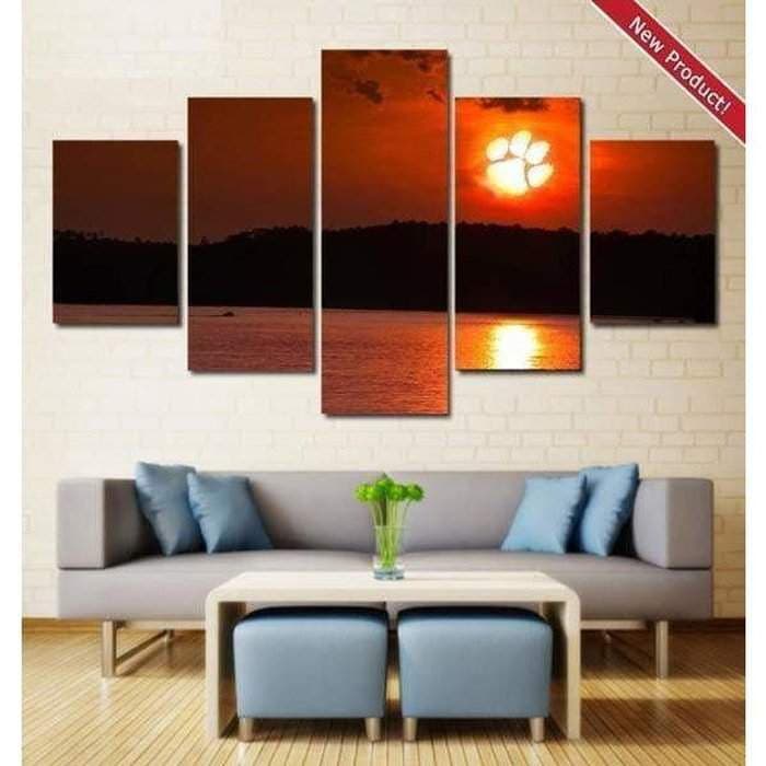 Clemson Tigers Canvas Painting Wall Art Poster Print Decor-SportSartDirect-Clemson Tigers,Clemson Tigers Canvas