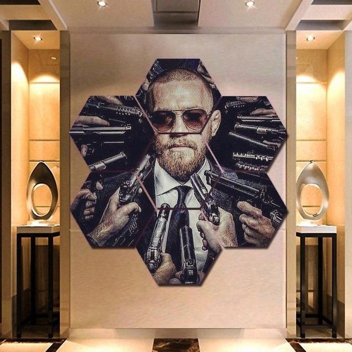 Conor McGregor Wall Art Canvas Decor Poster Framed