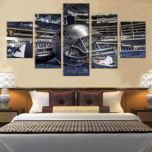 Dallas Cowboys Canvas Painting Wall Art Decor Framed-Sports Art Direct-Dallas Cowboys Fan Art
