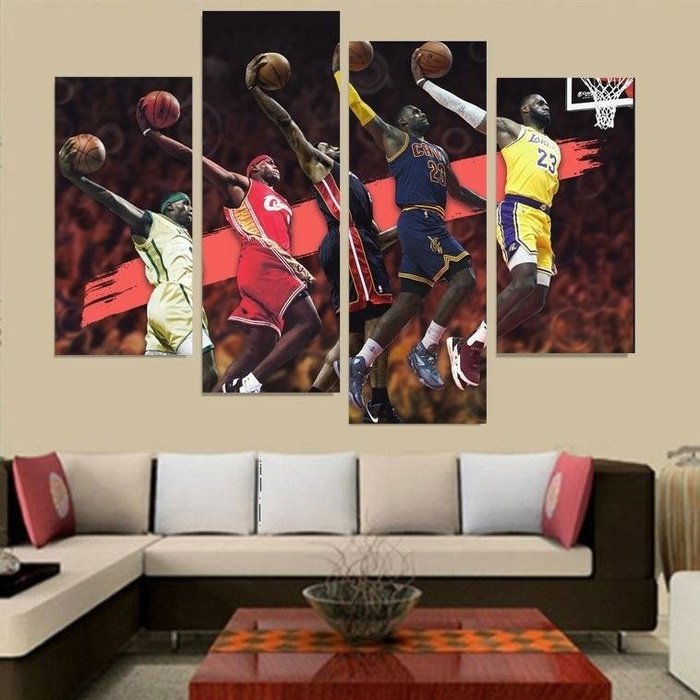 Evolution Lebron James Canvas Art Painting Wall Art Framed