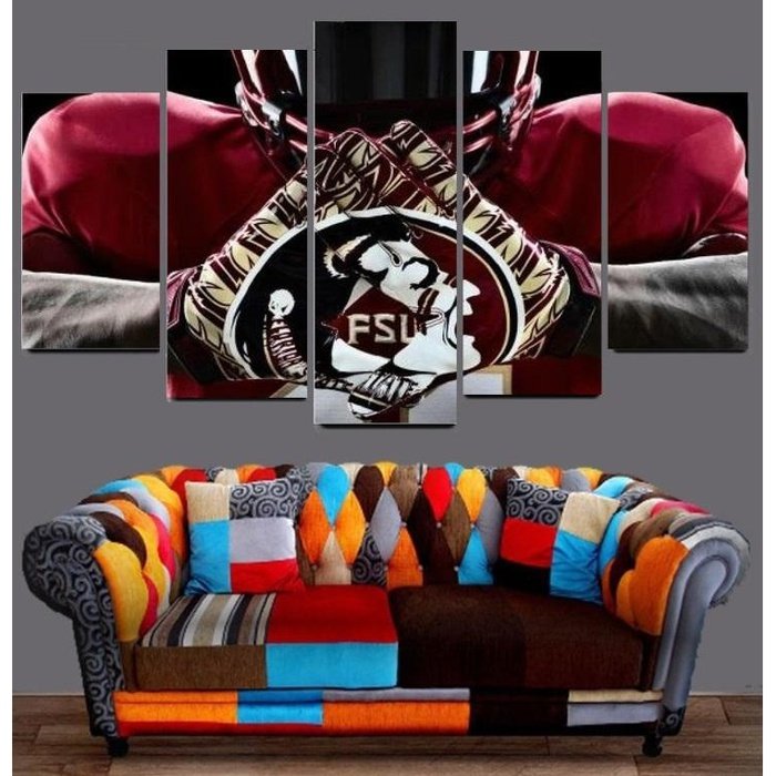 Gloves Florida State Seminoles Wall Art Canvas Piece Framed