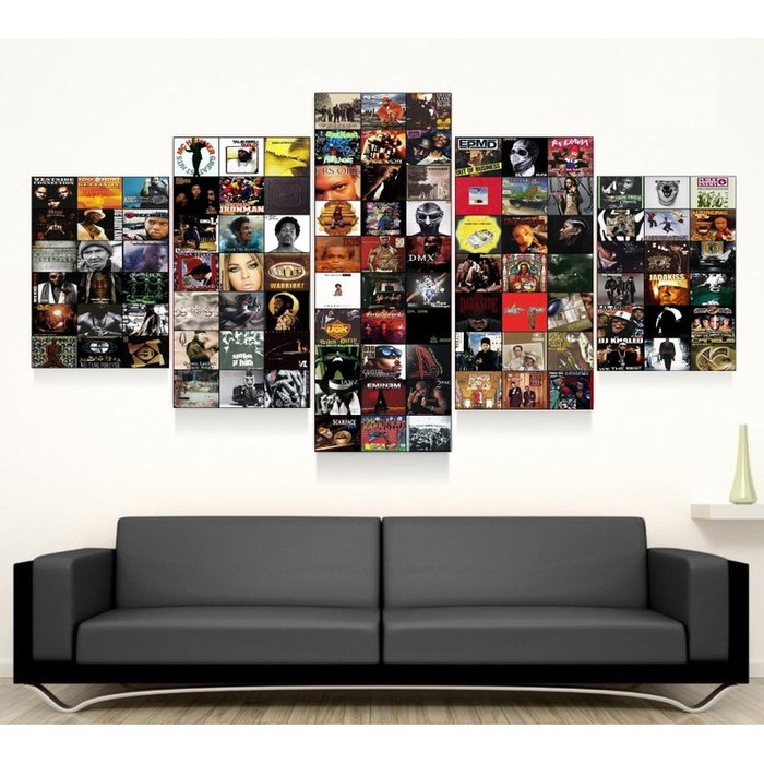 Hip Hop Wall Art Framed Customize Album Covers