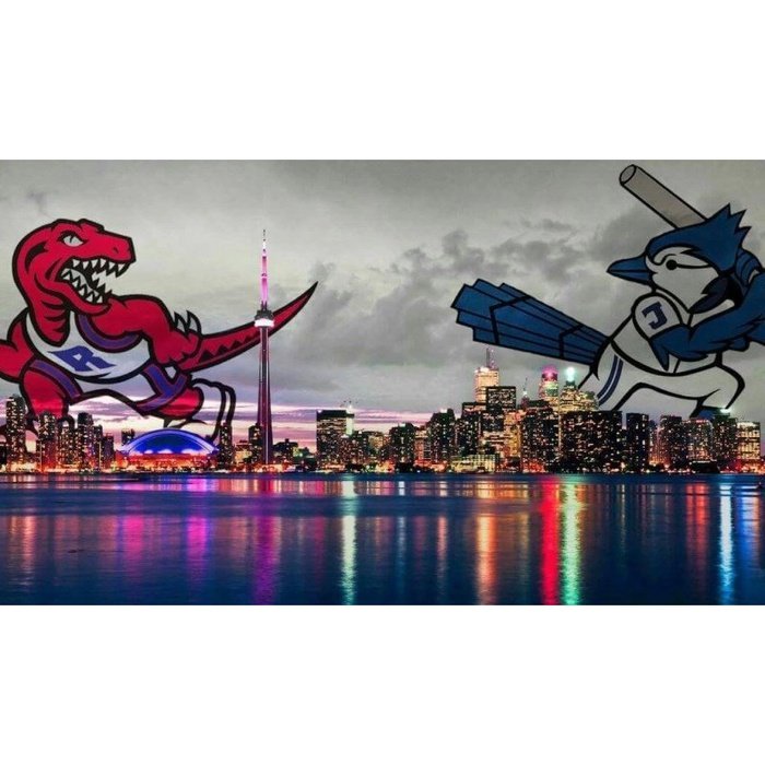 Toronto Sports Canvas Art Prints Poster Painting Framed