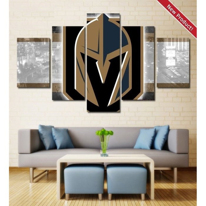 Vegas Golden Knights Canvas Decor Wall Art Framed