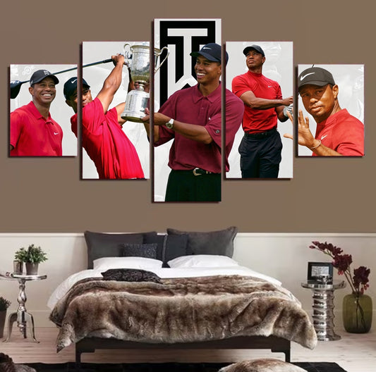 Tiger Woods Canvas Art Prints | Poster Wall Art Framed