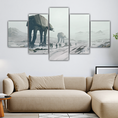 Star Wars Hoth Fan Art | Custom Canvas Artwork Print