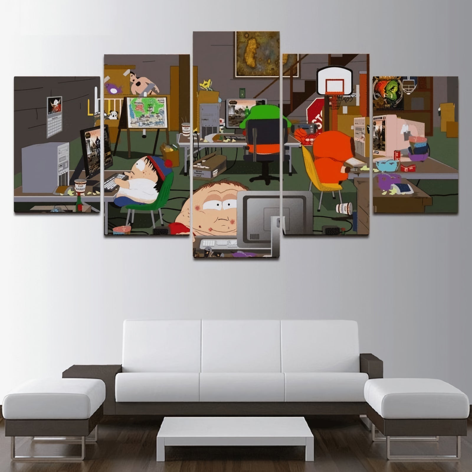 South Park World Warcraft - Kenny Wall Art Canvas Painting Framed Home Decor