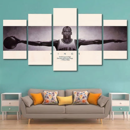 Air Michael Jordan Canvas Wings Wall Art Poster Free Shipping