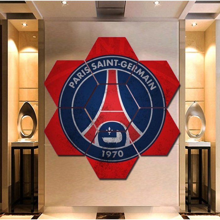 Paris Saint-Germain F.C. Wall Art Canvas Painting Decor Framed