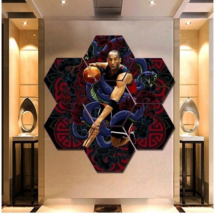 Kobe Bryant Canvas Art Decor Print Framed Free Shipping