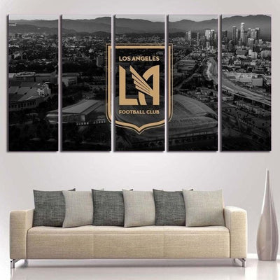LAFC Los Angeles Football Club Wall Art Canvas Painting Framed