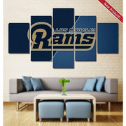 Los Angeles Rams Wall Art Canvas Painting Framed Home Decor