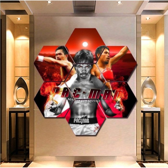 Manny Pacquiao Wall Art Canvas Painting Framed Free Shipping