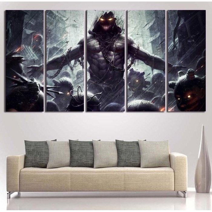 Music Disturbed Canvas Art Prints Poster Painting Framed