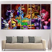 Little Pony Canvas Art Prints Poster Painting Framed