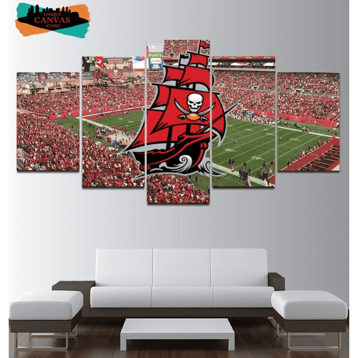 NFL Buccaneers Wall Art Canvas Painting Framed Home Decor