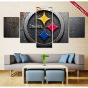 NFL Pitt Steelers Wall Art Canvas Painting Framed Home Decor