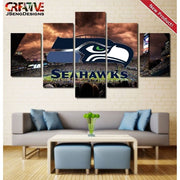 NFL Seahalwks Wall Art Canvas Painting Framed Home Decor