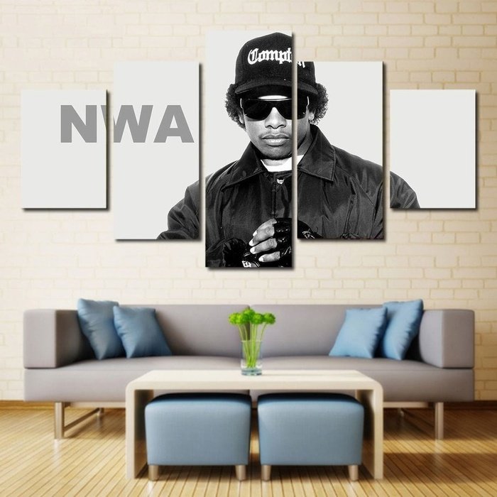 NWA Easy Wall Art Canvas Painting Framed Home Decor