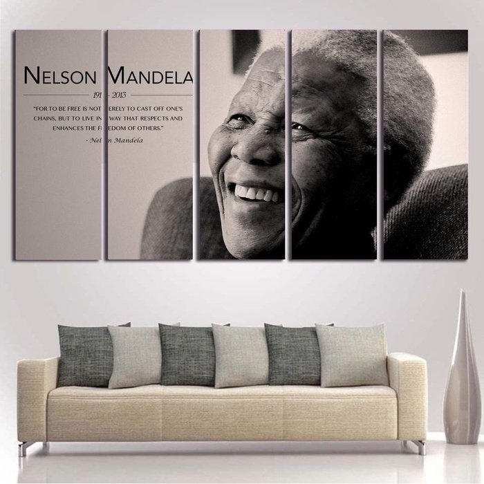 Nelson Mandela Canvas Art Prints Poster Painting Framed