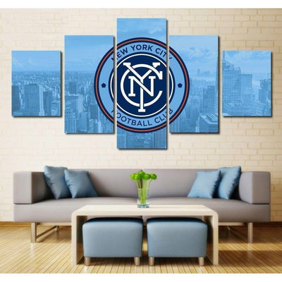 New York City FC Wall Art Canvas Painting Framed Home Decor
