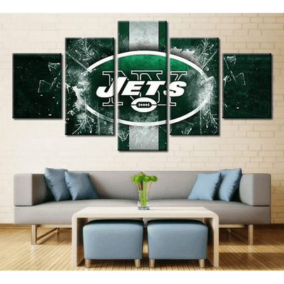 New York Jets Wall Art Painting Canvas Poster Decor Free Shipping