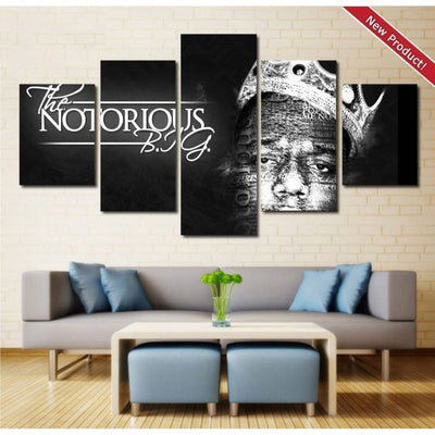 Notorious B.I.G. Wall Art Canvas Painting Framed Home Decor