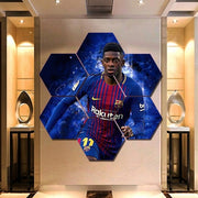 Ousmane Dembélé Wall Art Canvas Painting Framed Off