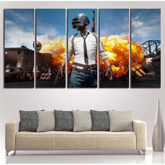 PubG Canvas Art Prints Poster Painting Framed