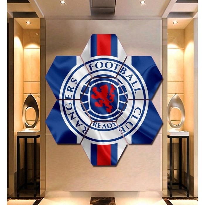 Rangers F.C. Wall Art Canvas Painting Framed Free Shipping