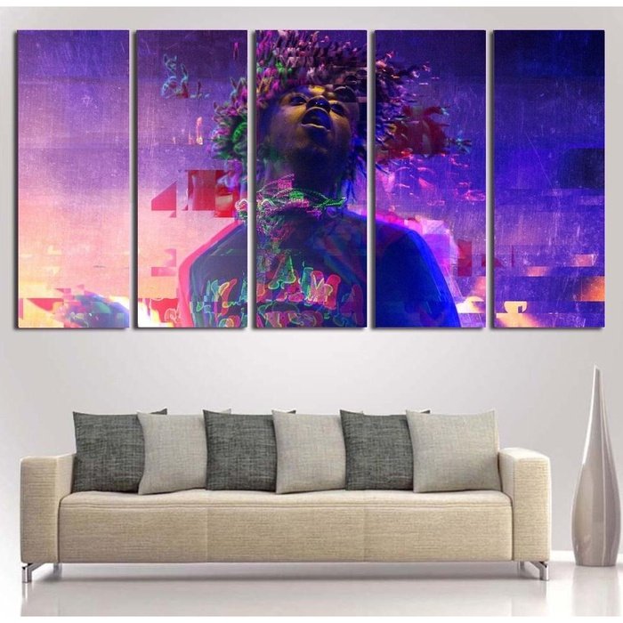 Rapper Lil Uzi Vert Canvas Art Prints Poster Painting Framed