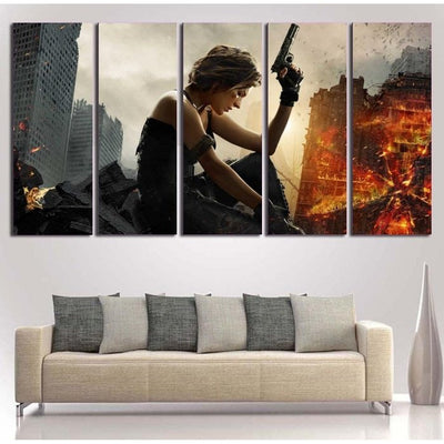 Resident Evil Final Chapter Canvas Art Prints Poster Painting Framed