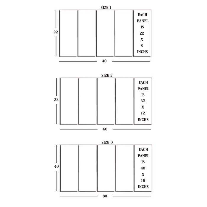 President Donald J. Trump Assassination Wall Art Sizing Chart
