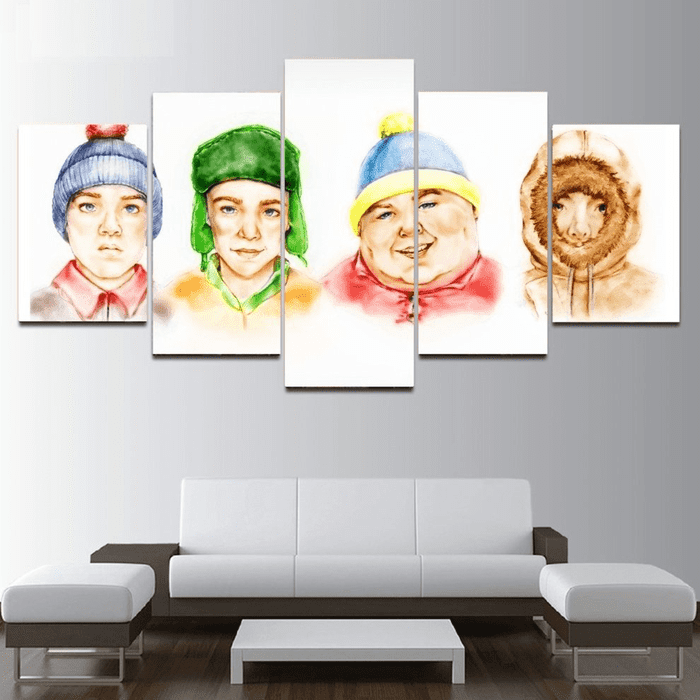 South Park Wall Art Canvas Painting Framed Home Decor