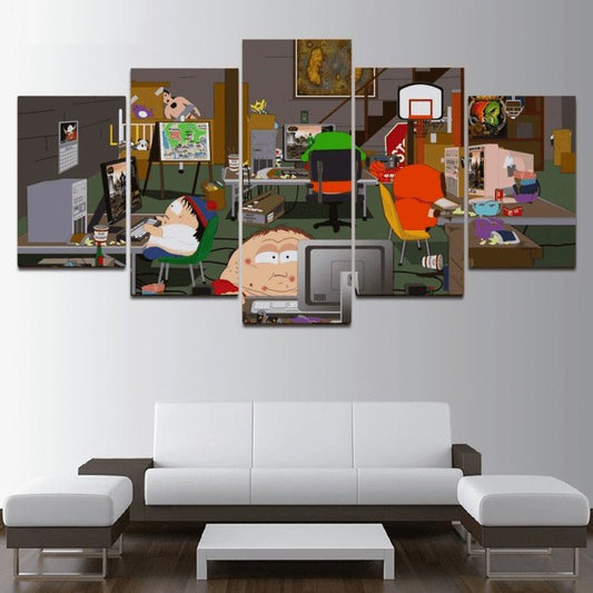 South Park World Warcraft Wall Art Canvas Painting Framed Home Decor