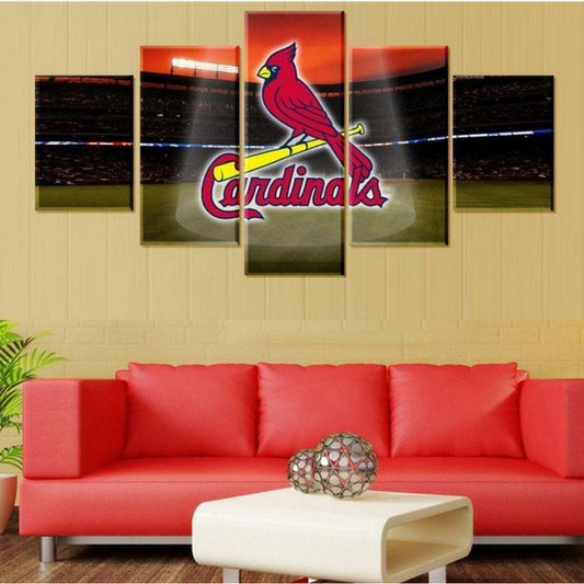 St-Louis-Cardinals Wall Art Canvas Painting Framed Home Decor