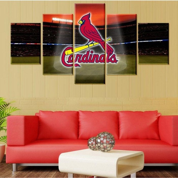 St-Louis-Cardinals Wall Art | Canvas Painting Framed | Home Decor