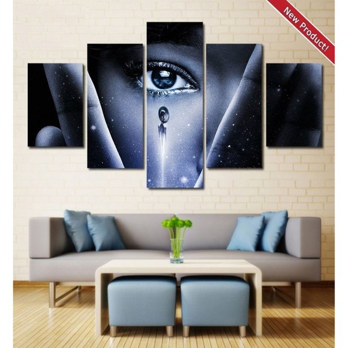 Star Trek Discovery Wall Art Canvas Framed Home Decor