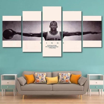 Air Michael Jordan Canvas Wings Wall Art Poster Free Shipping