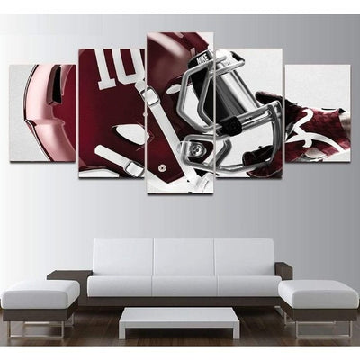 Alabama State Football Wall Art Canvas Painting Framed