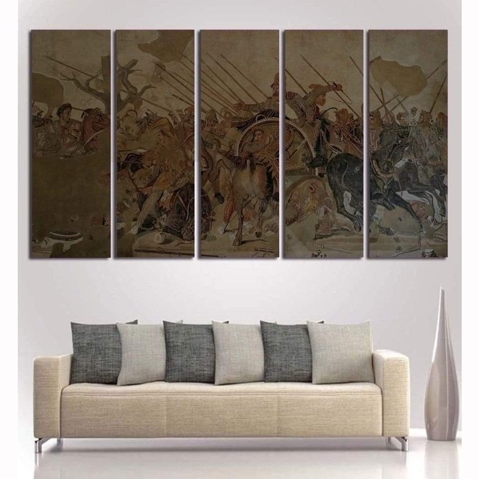 Alexander Great Canvas Art Prints Poster Painting Framed