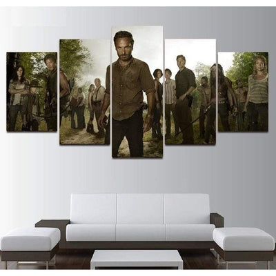 Andrew Lincoln Walking Dead Wall Art Canvas Painting Framed